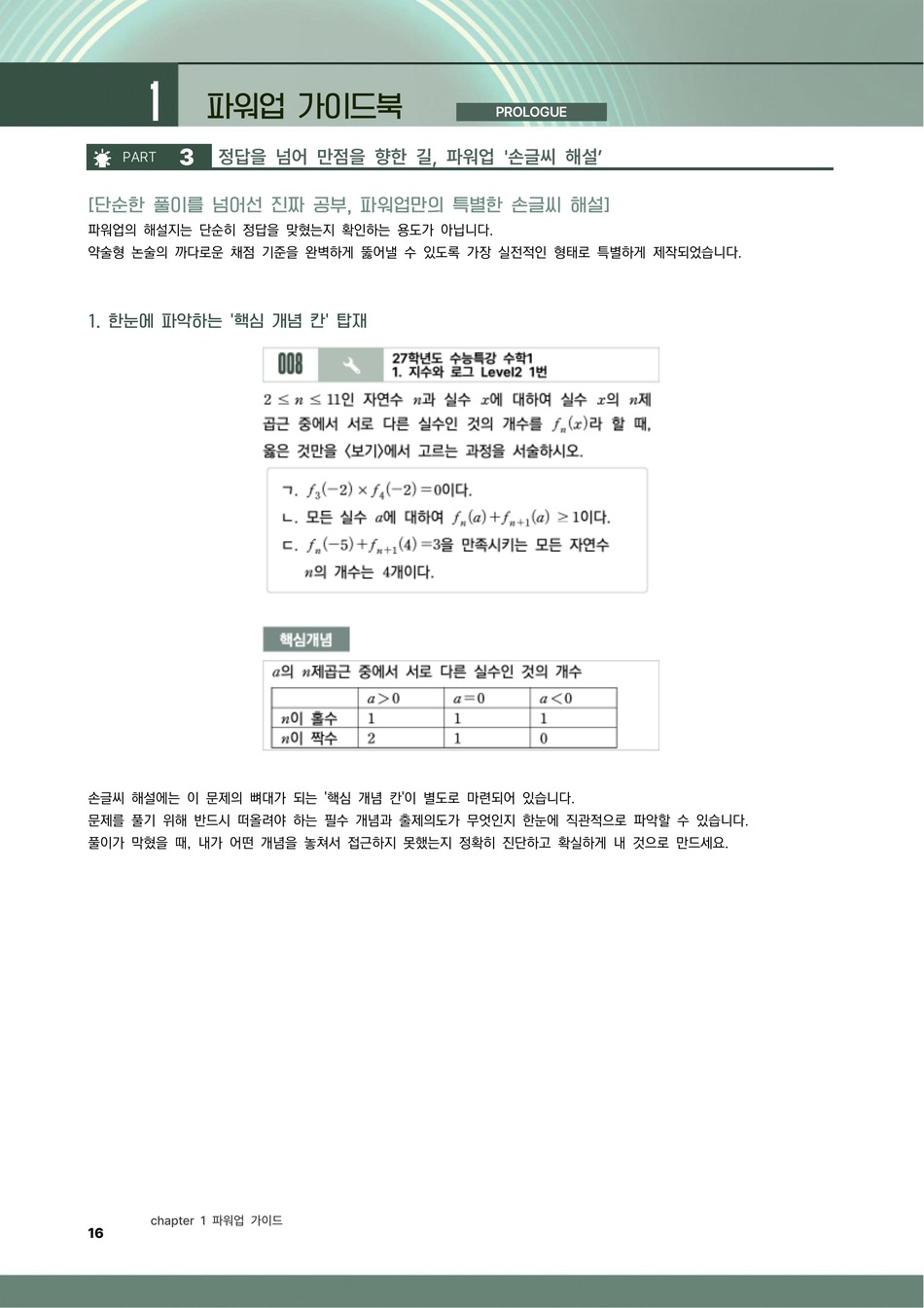 파워업 수학2 4단계 학습법
